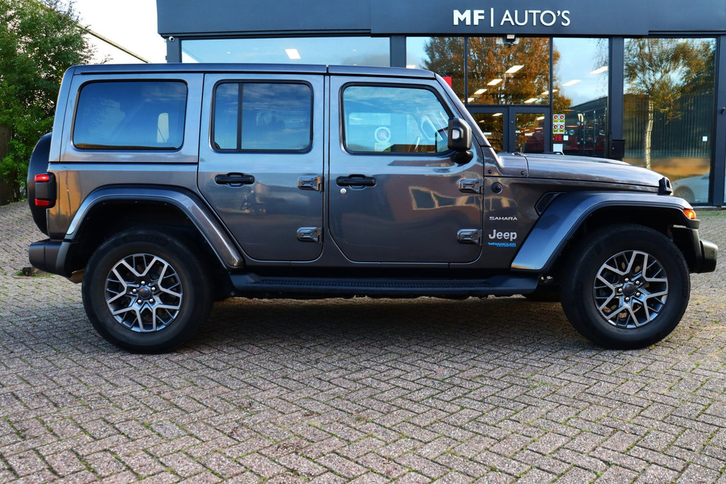 Jeep Wrangler Unlimited 4xe 380 Sahara|Leder|360|ACC|Stuur & stoelverwarming|Led 52850072-2.jpg | MF Auto's